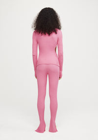 Legging côtelé et fendu - Petal