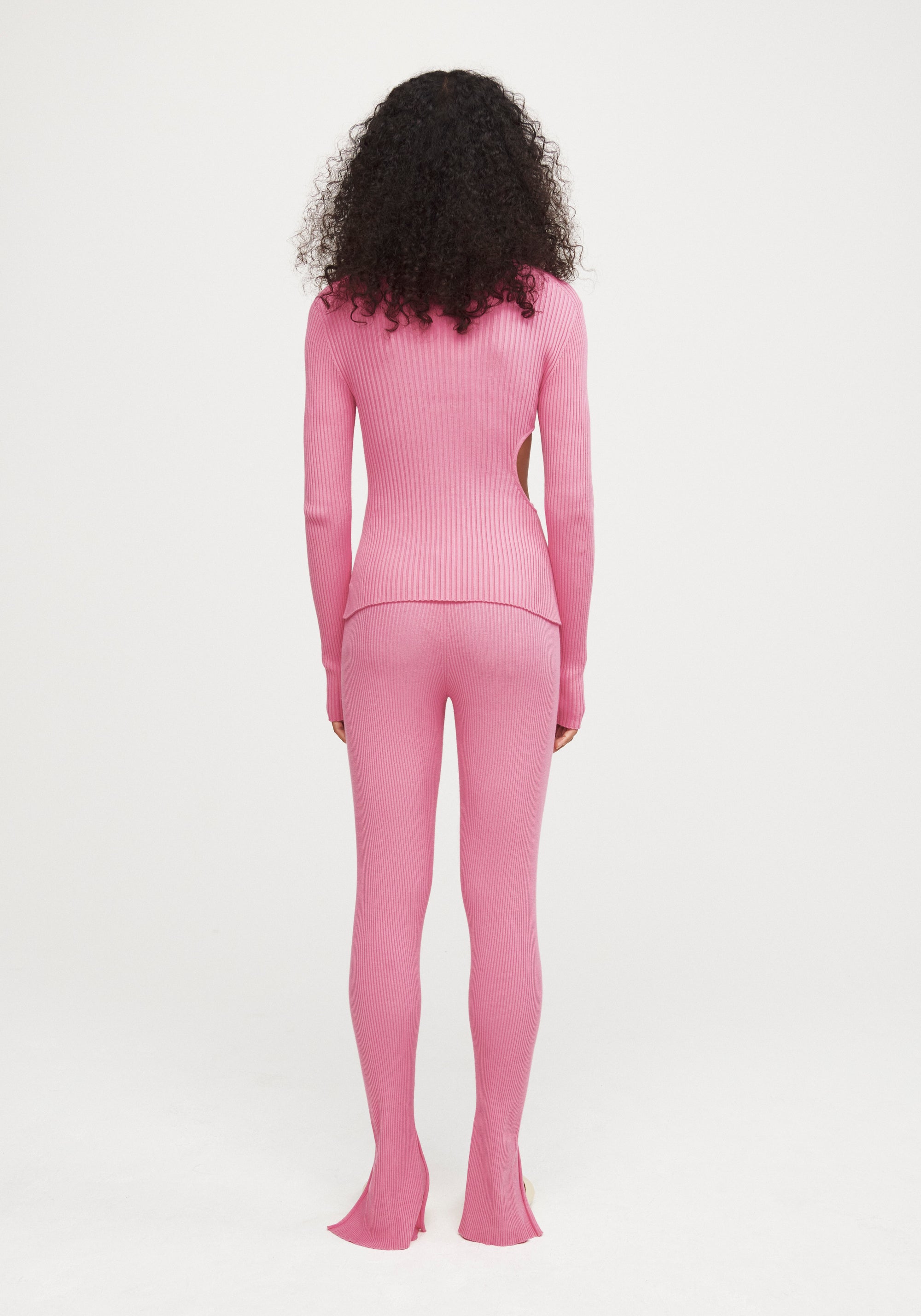 Legging côtelé et fendu - Petal