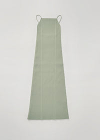 Robe midi côtelée - Sage