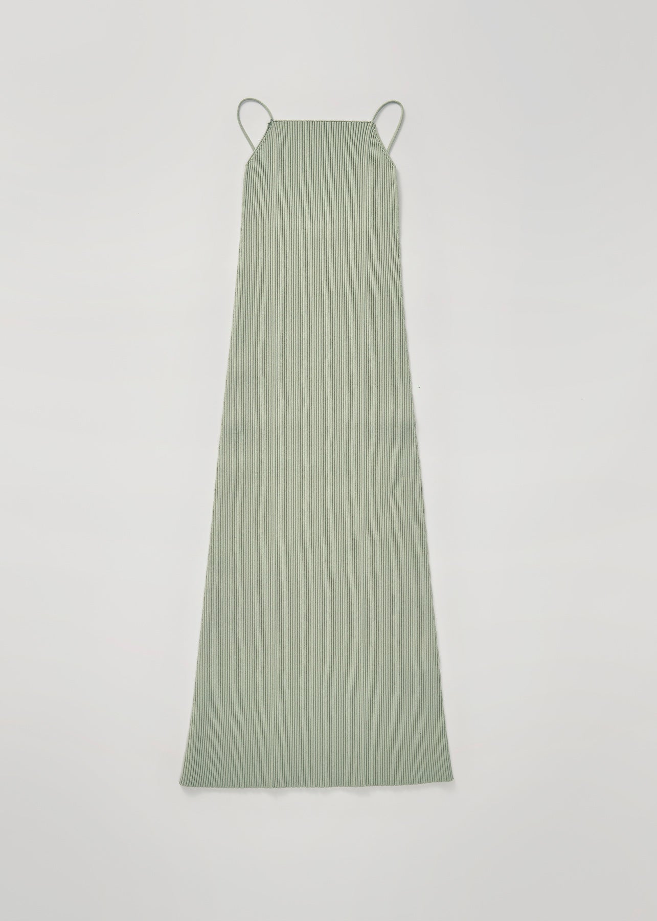 Robe midi côtelée - Sage
