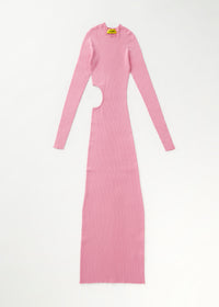 Robe longue côtelée à découpes - Petal