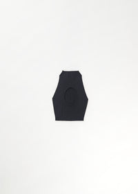 Ribbed tank top - Black