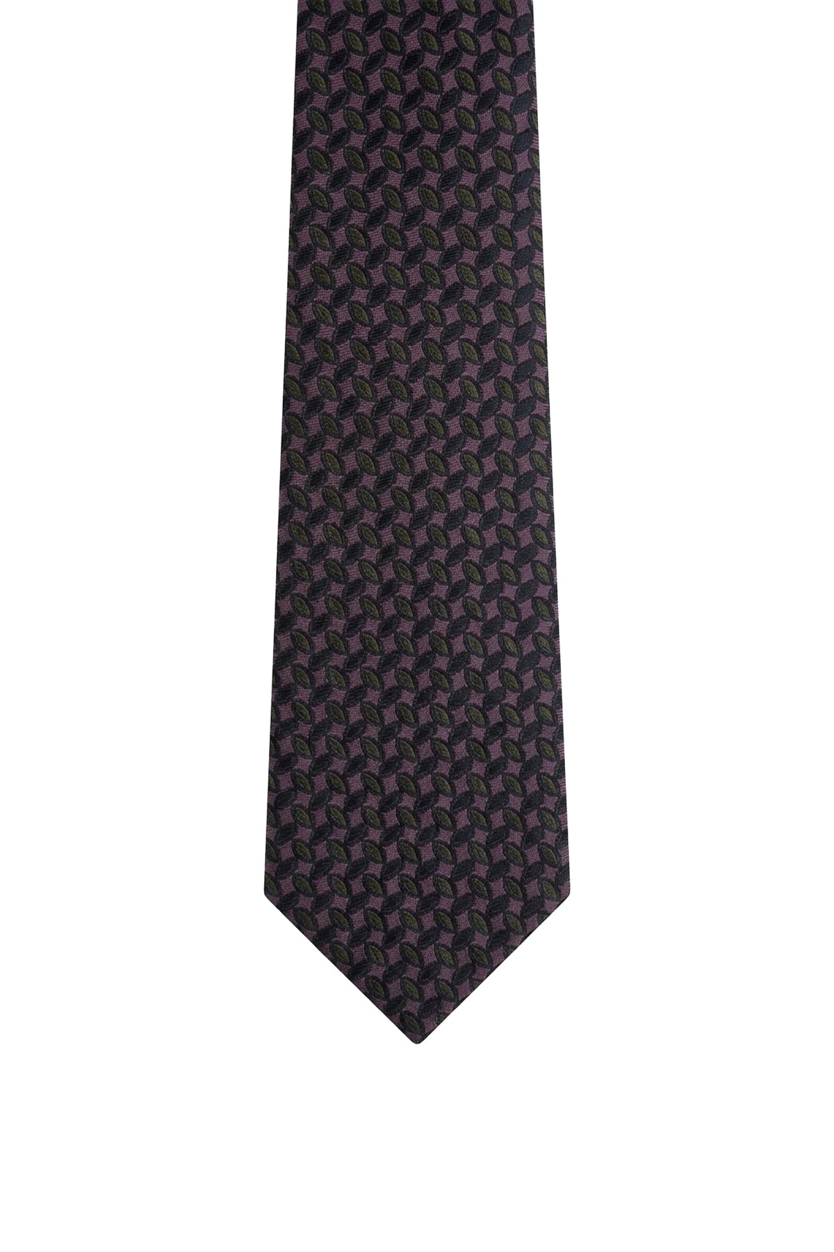 Cravate à motifs en soie - Parma Violet