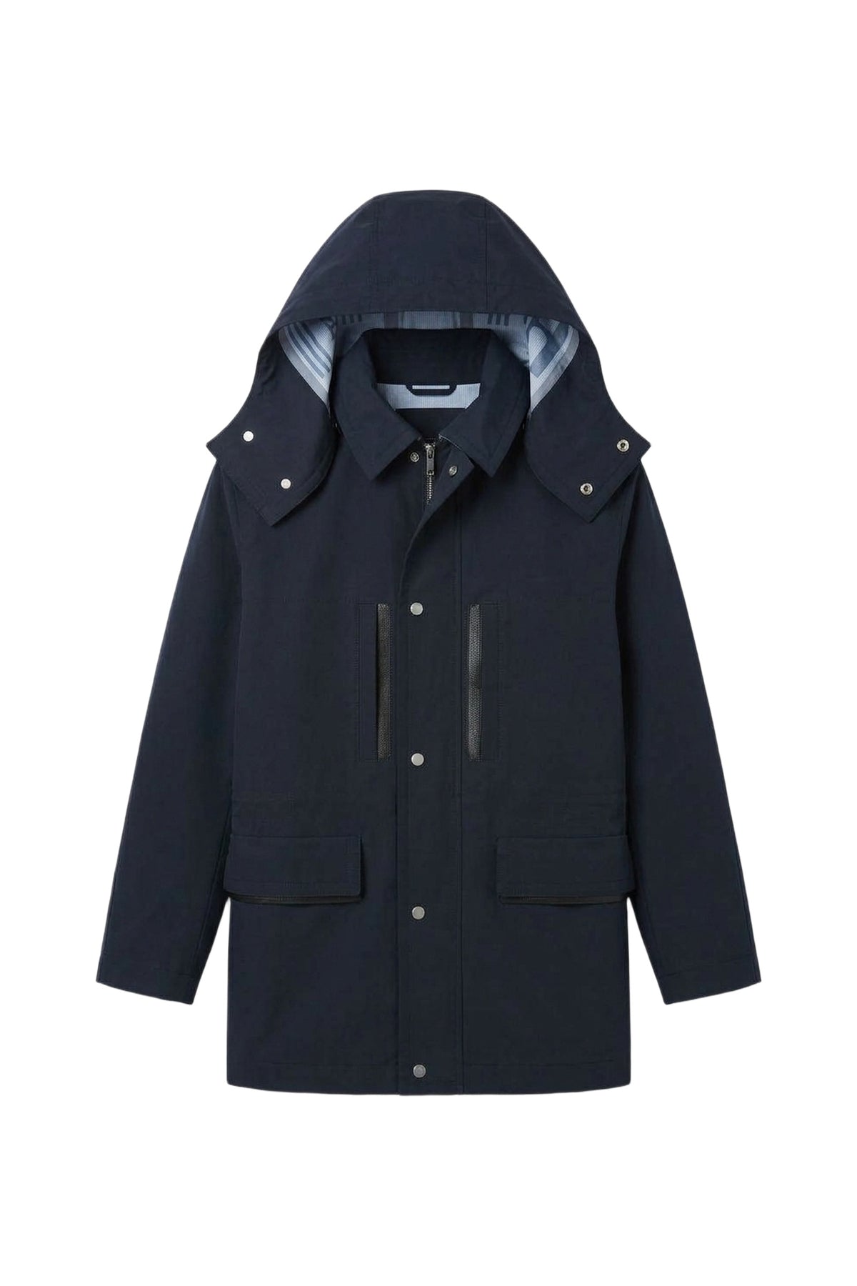 Parka Filed mi-longue - Blue Navy