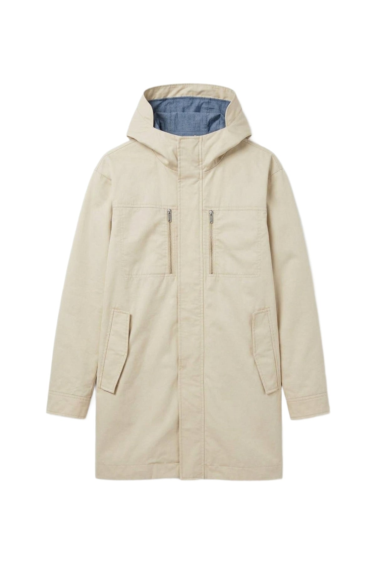Parka à capuche mi-longue - Pale Fawn
