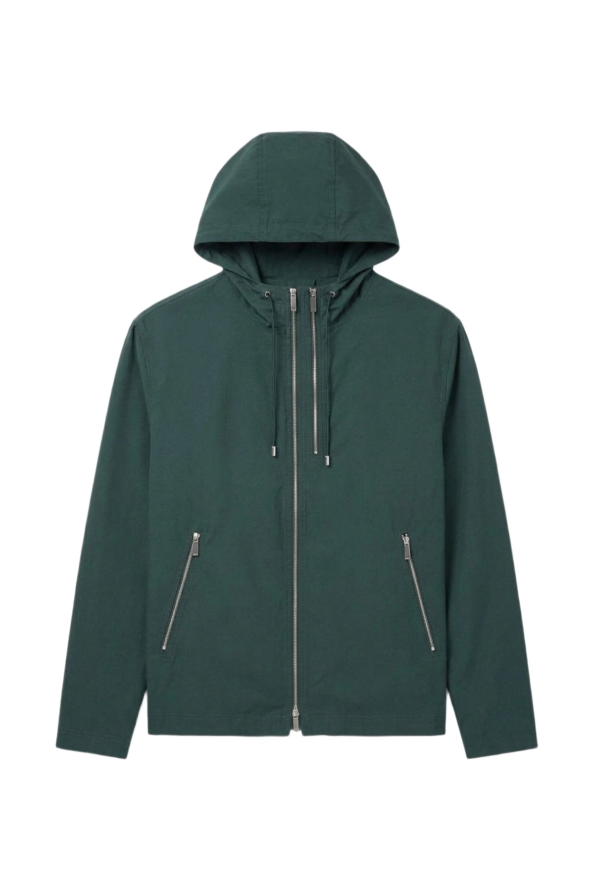 Blouson à capuche en soie - Deep Military