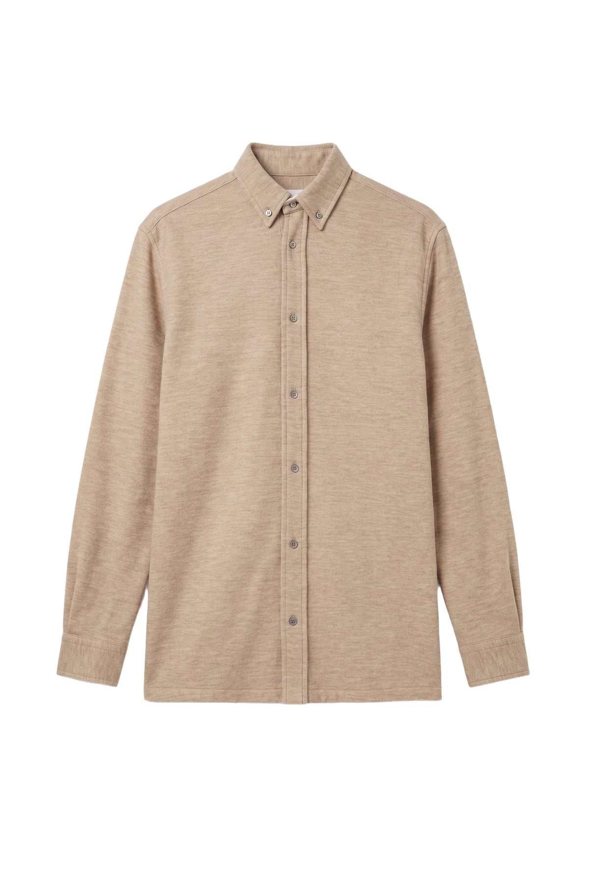 Chemise à manches longues en cachemire - Mink Camel