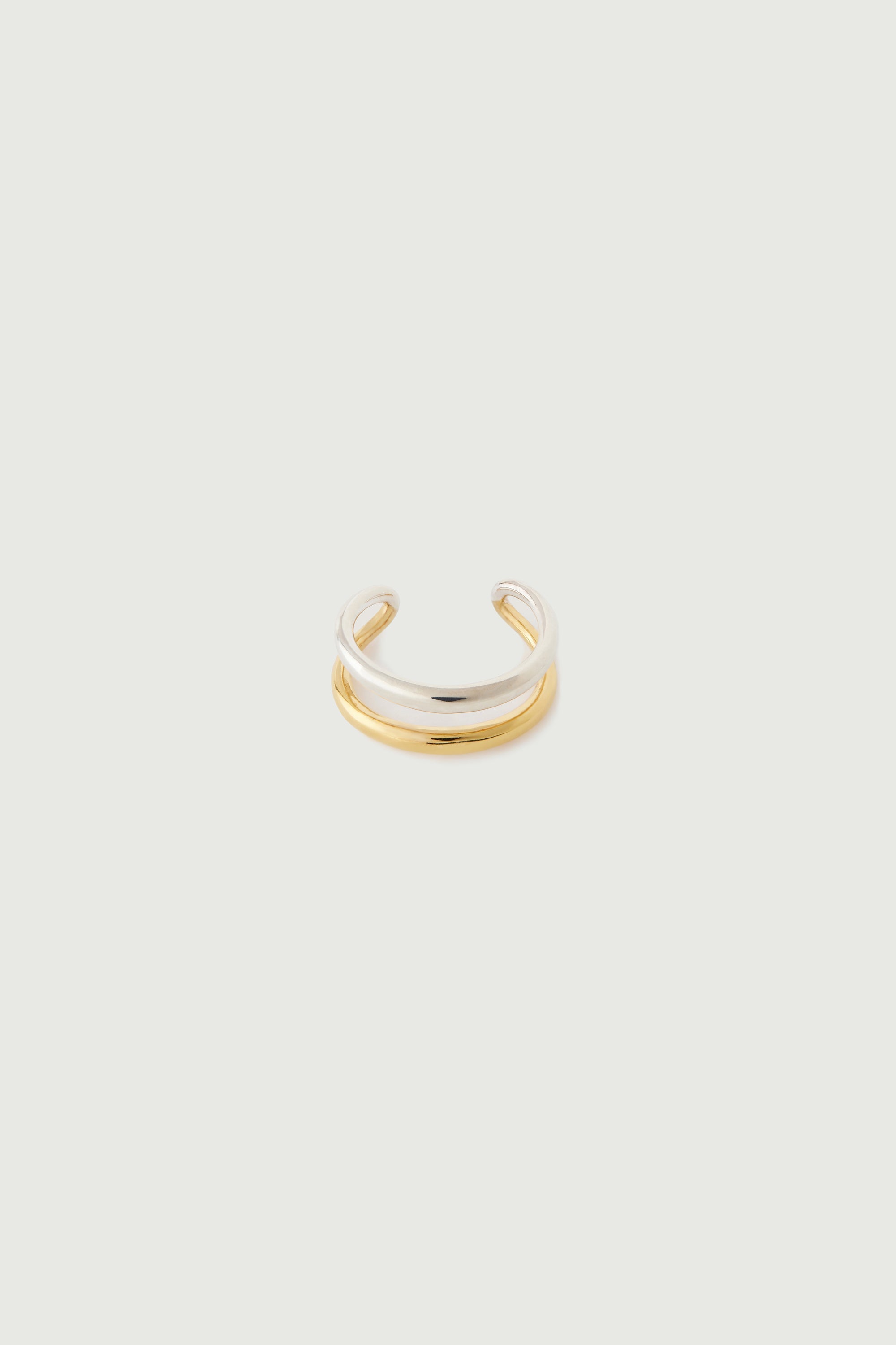 ARGENT/GOLD _ Bague Zweig - Argent & gold