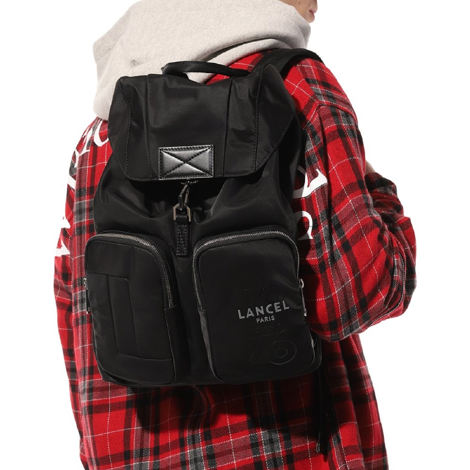 Sac à dos 3 poches Léo - Noir