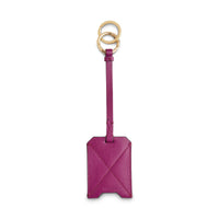 Porte-clés Signature en cuir - Dahlia
