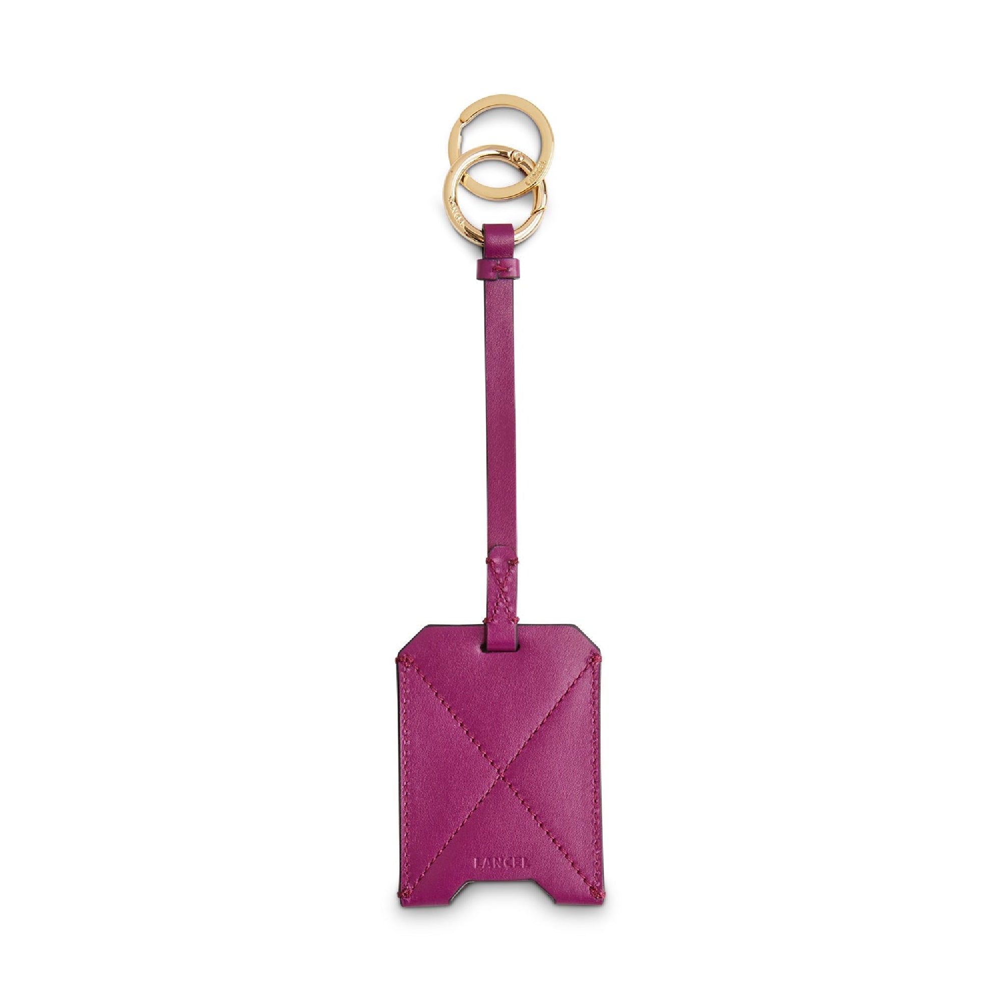 Porte-clés Signature en cuir - Dahlia