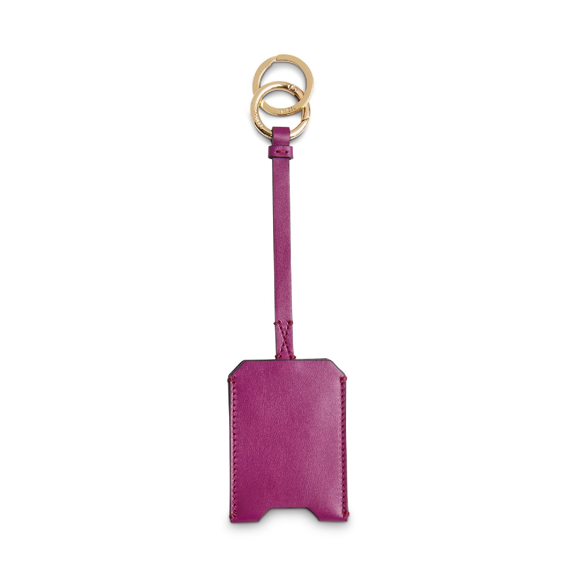 Porte-clés Signature en cuir - Dahlia