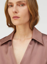 MAUVE TRENCH DRESS