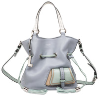 Sac seau Premier Flirt en cuir grainé - Multico Glacier