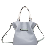 Sac seau Premier Flirt en cuir grainé - Multico Glacier