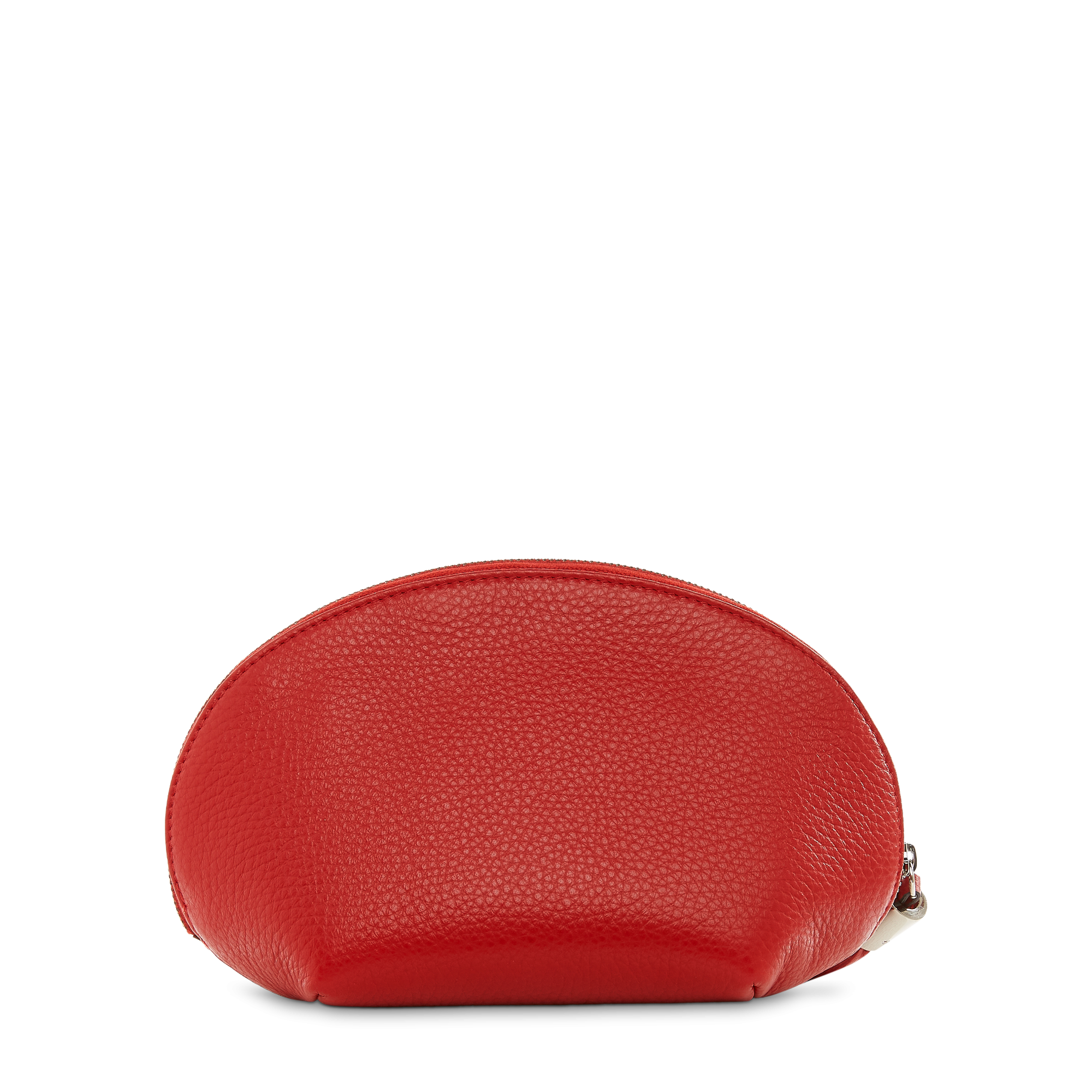 Trousse cosmétique Premier Flirt en cuir grainé - Rouge Lancel