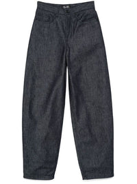 Jean brut à lanières et jambes larges - Raw Blue