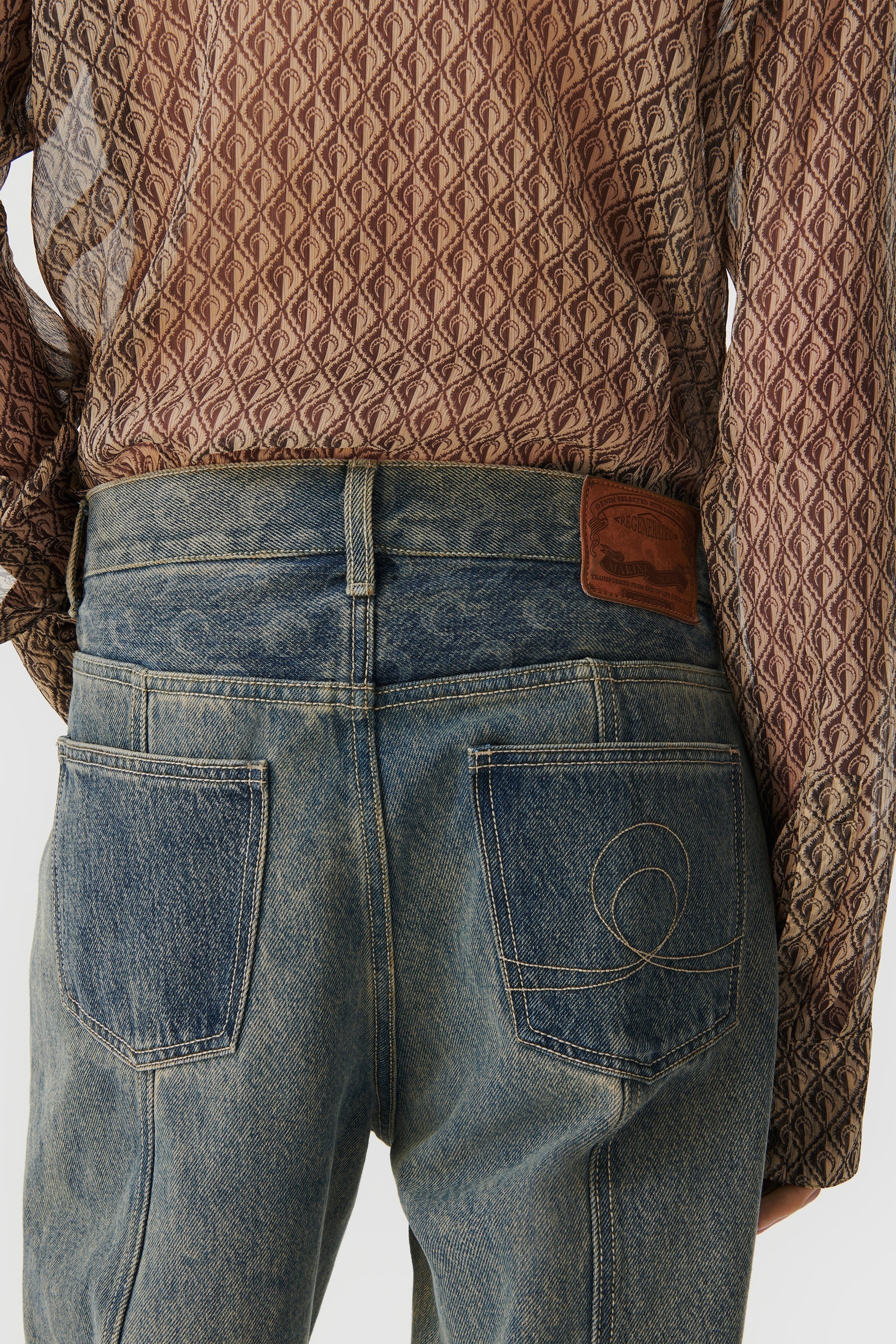 PRIX MARQUE : 290€_Grey Denim Pantalon - Grey Denim