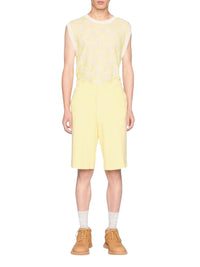 YELLOW CHECKS LE SHORT CITRON