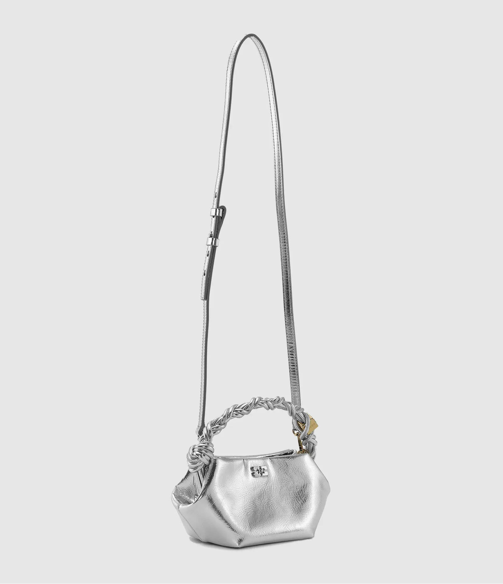 Mini sac Bou en cuir - Silver
