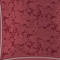 Drap de dessus Janis en voile de coton - Bordeaux, Noir & Coquille