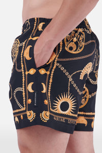 PRIX MARQUE : 75€_Placed Ornament Jewelr Short de bain - Placed Ornament Jewelr