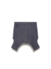 PREMIUM 25pcs NEW / MINI JUPE INVERSÉE EN DENIM - Dark Heather Grey