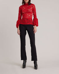 Abattino Top - Poppy Red