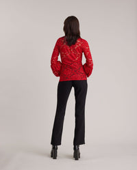 Abattino Top - Poppy Red