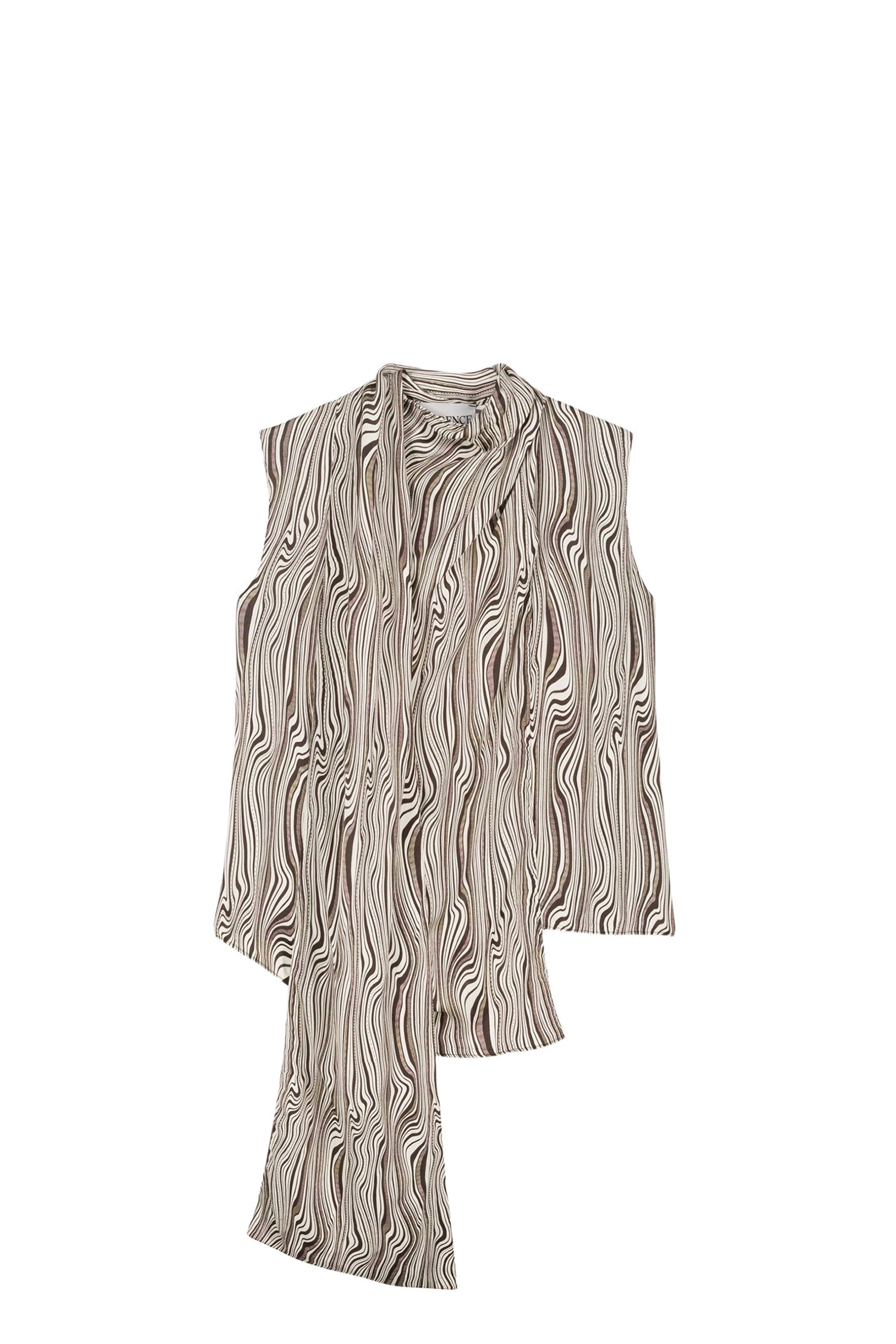Blouse Addis sans manches - Brown