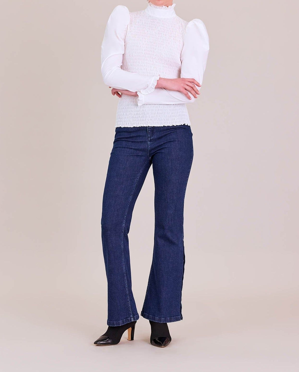 Adorable cotton blouse - White