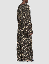 Robe longue Adore imprimée - Cocoa & Powder