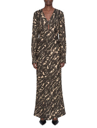 Robe longue Adore imprimée - Cocoa & Powder