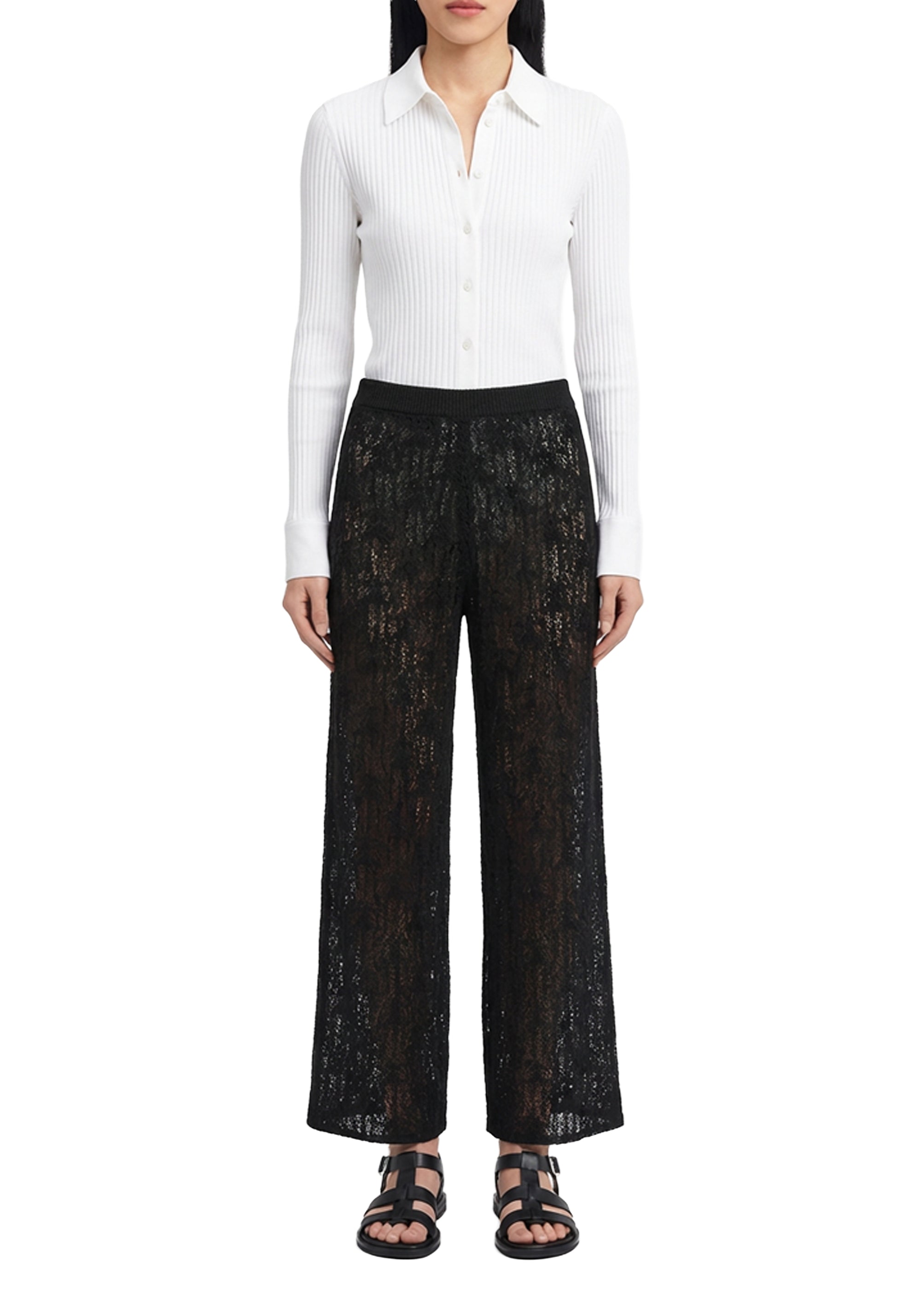 Pantalon Sadler en maille - Black