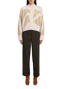 Wolfe A-pattern jumper - Blush