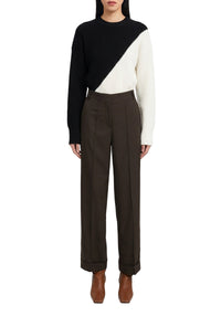 Two-tone Sonic jumper - Black