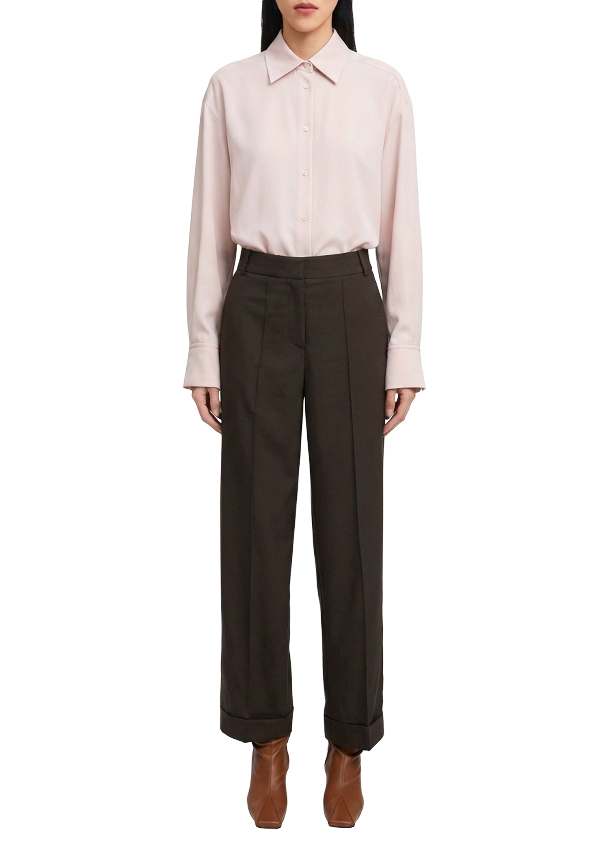 Chemise Fallow oversize - Rose