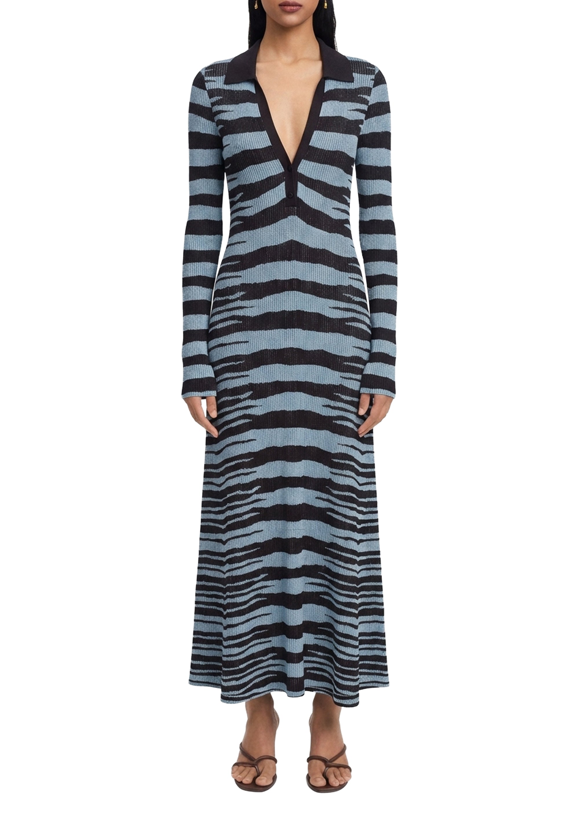 Robe longue Heath - Crystal Blue