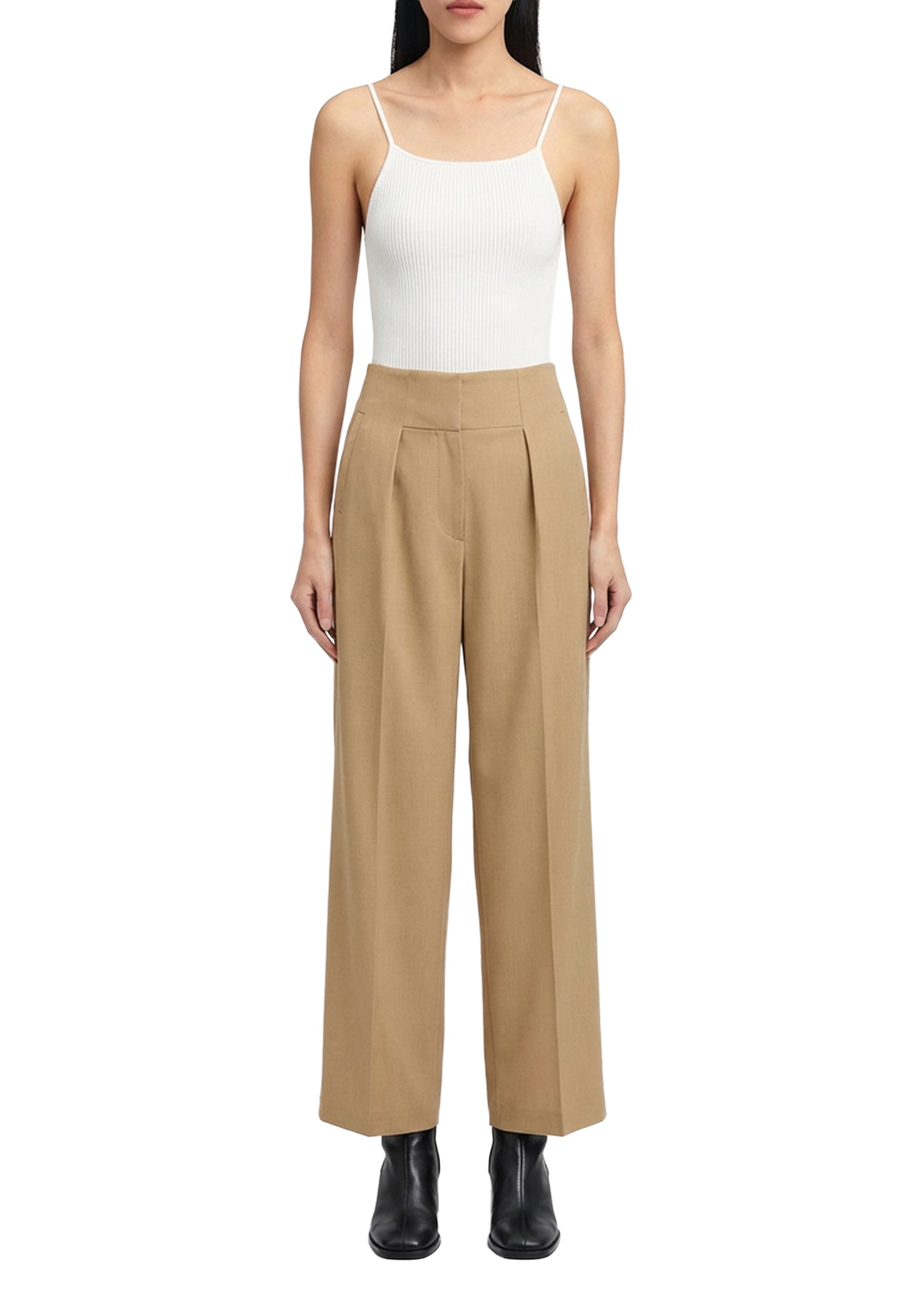 Pantalon Irma droit ajusté - Dune