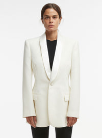 Tuxedo Blazer - Off White