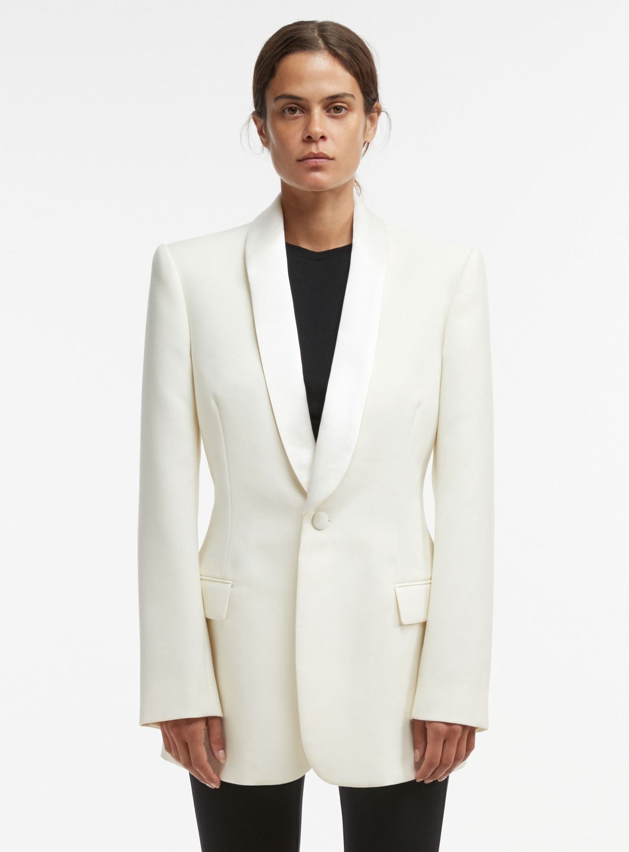 Tuxedo Blazer - Off White