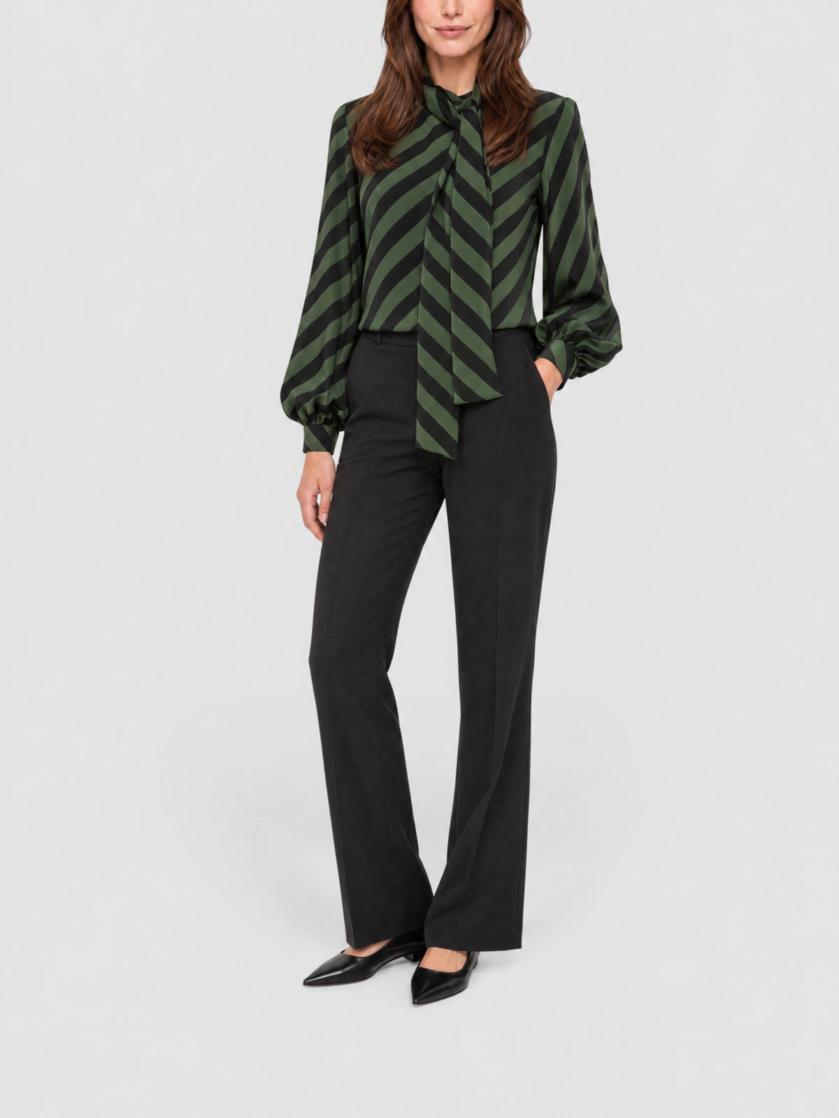 OREGANO-BLACK BLOUSE