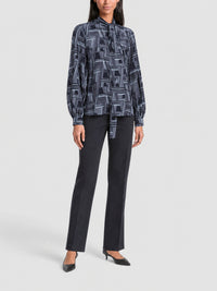 CHARCOAL-BLACK BLOUSE