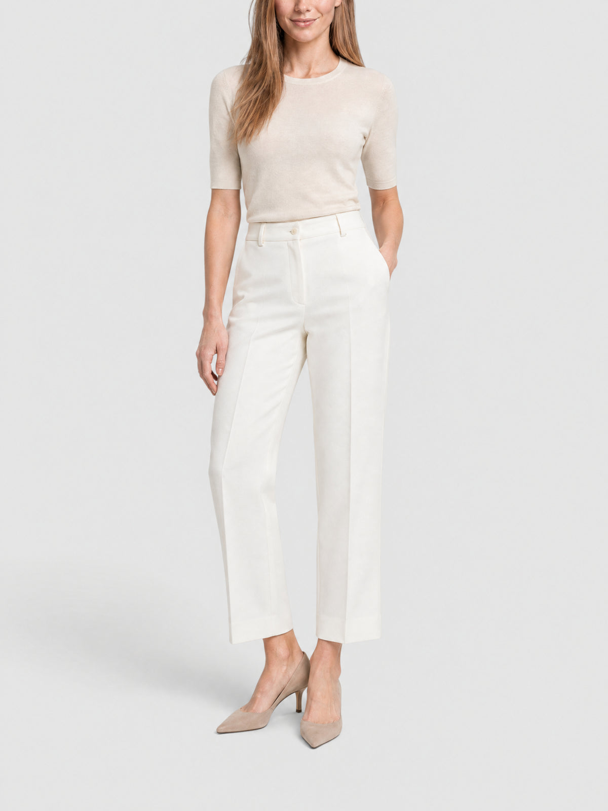 CREAM TROUSERS