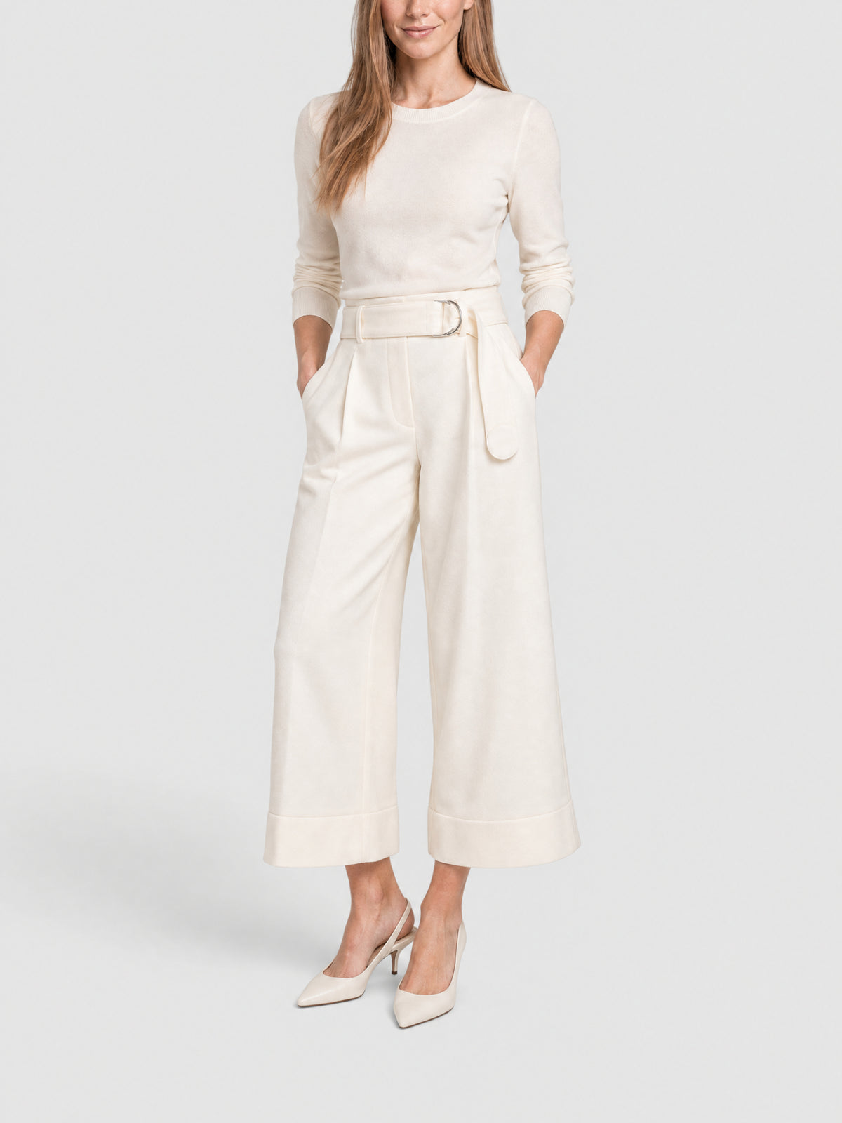 CREAM TROUSERS