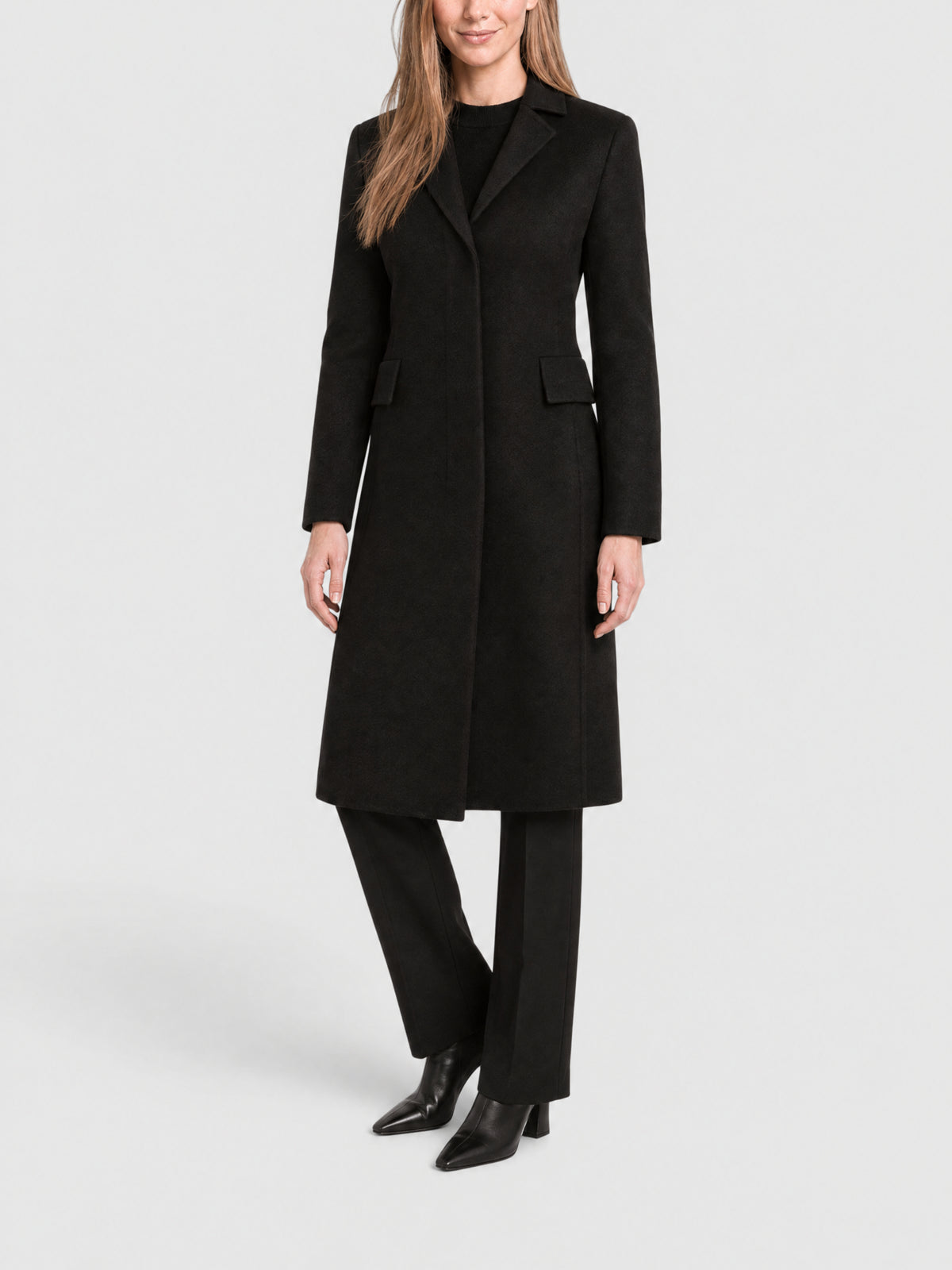 Manteau O'Brian en cachemire - Black