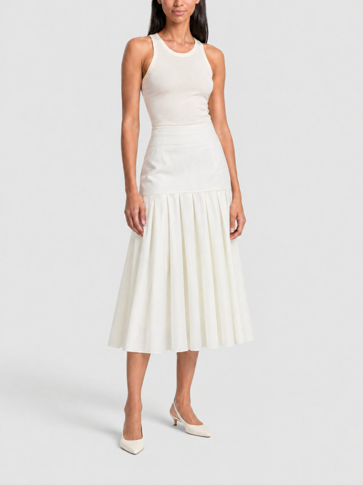 CREAM SKIRT