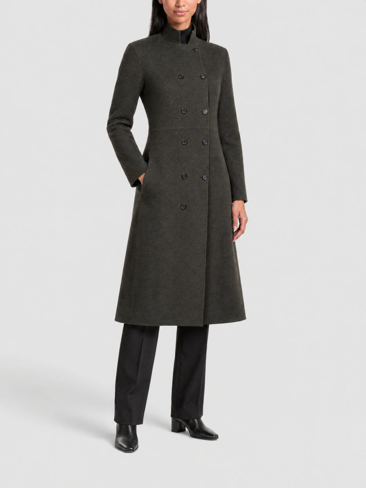 MOSS-BLACK KNIT