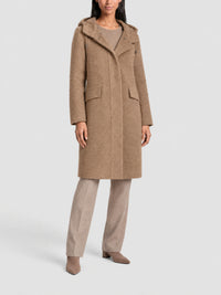 Parka à capuche Octavius en laine - Beige