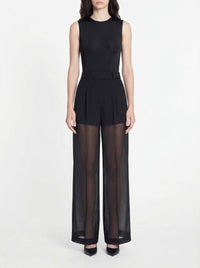 Pantalon à jambes transparentes - Black